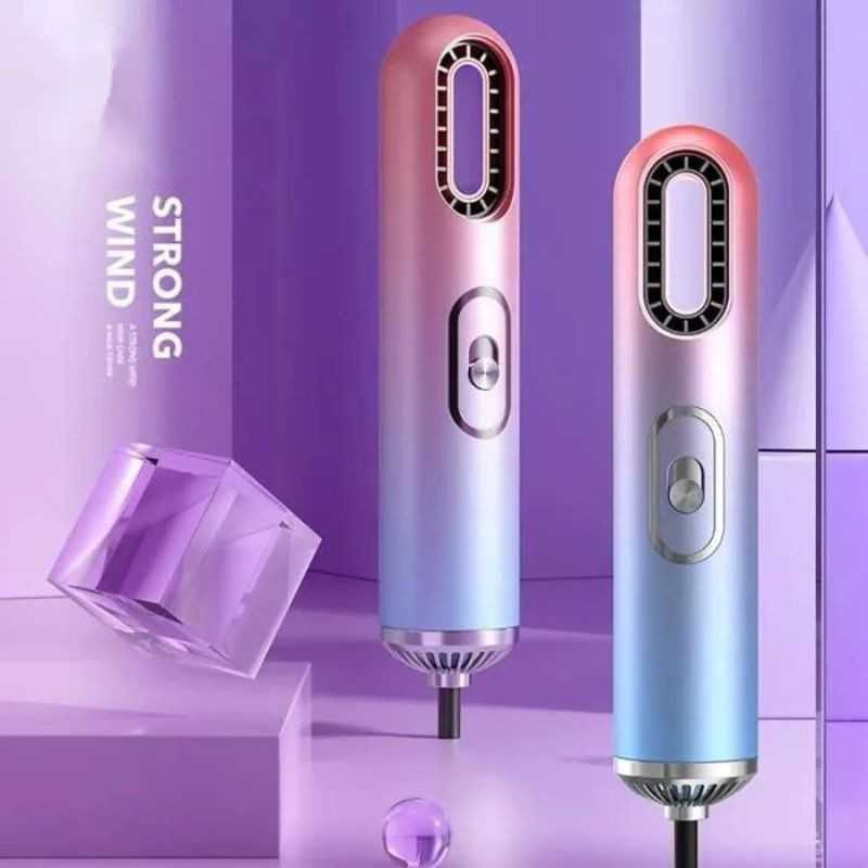 Sèche-cheveux électrique professionnel Aurora 3 en 1, Air chaud et froid, Lumière bleue · Smarty Paris